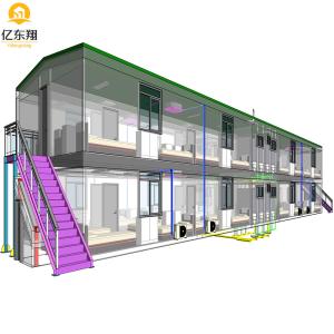 China Quick Assembly Prefabricated Container House 20ft with Galvanized Steel Frame on sale