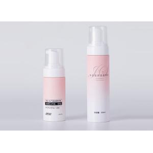 Soft Silicone Brush Pump Plastic Foam Bottle 100ml 200ml For Face Clean Products