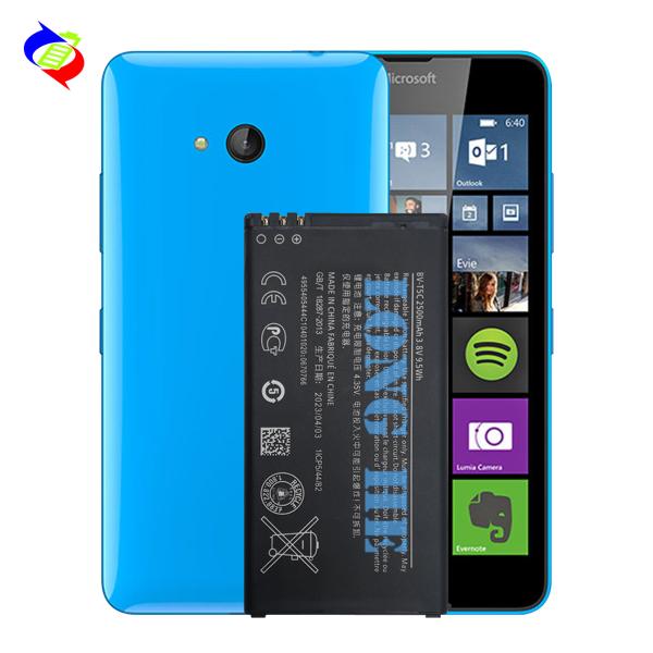Quality High Capacity 2500mAh Replacement Battery For Nokia Lumia 640 BV-T5C Mobile Version Name for sale
