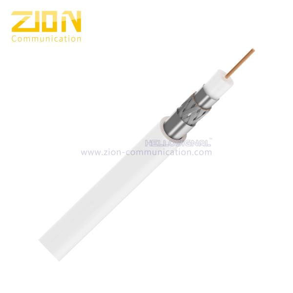 Quality Tri-Shield RG6 Riser CMR Coaxial Cable with 18 AWG CCS for Digital Video for sale