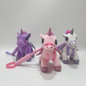 Wholesale 20 Cm 3 CLRS Plush Unicorn With Telescopic Rod Educational Stuffed Toys For Kids from china suppliers