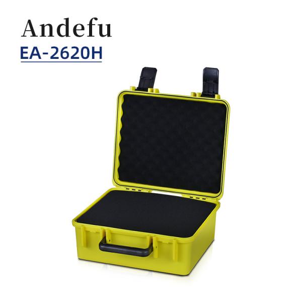 PP Plastic Portable Storage Tool Box with Dual-Angle Stability, Upgraded Locking