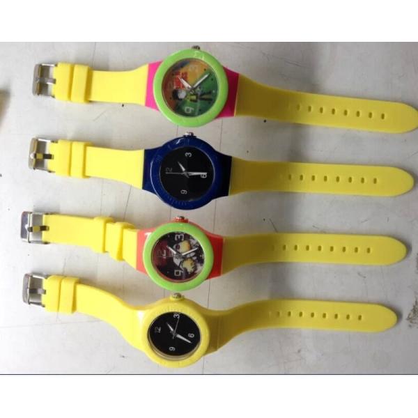 Silicone watch, silicone material, fashion design, japanese movement, 3atm water