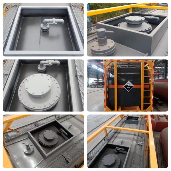 China factory direct sale low price 20ft tank container concentrated sulfuric acid