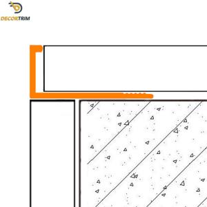 Anodized Matt Black Aluminium Tile Trim Straight Edge Recycled Reusable