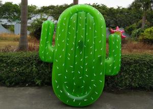 Wholesale Large Green Cactus Inflatable Pool Float Lounger For Adult And Children from china suppliers