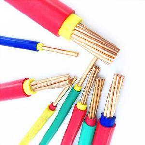 300/500V Single Core PVC Insulated BVV Stranded Copper Wires for Electrical