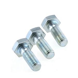 Metal M4 M6 Carbon Steel Blue White Galvanized Hex Flange Bolt With Nut DIN6921