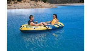 Wholesale Two Adults Ferry Barge Rubber Dinghy , Heavy Duty Inflatable Boat from china suppliers
