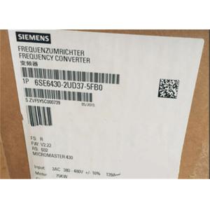 Siemens 6SE6 430-2UD37-5FB0 MICROMASTER 430 WITHOUT FILTER 3AC 380-480 SQUARED
