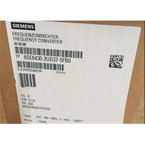 Siemens 6SE6 430-2UD37-5FB0 MICROMASTER 430 WITHOUT FILTER 3AC 380-480 SQUARED