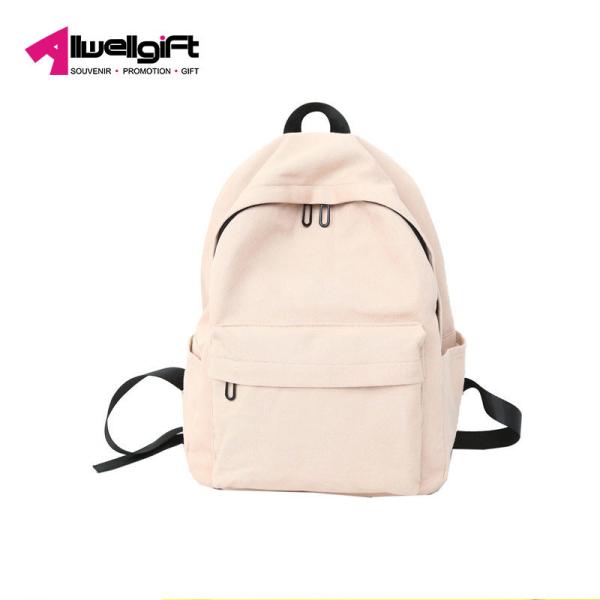 Quality Breathable Canvas Large Capacity Backpack Wear Resistant With Computer Interlayer for sale