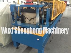 PLC Control Gutter Roll Forming Machine For Steel Roof Ridge Tile Cap