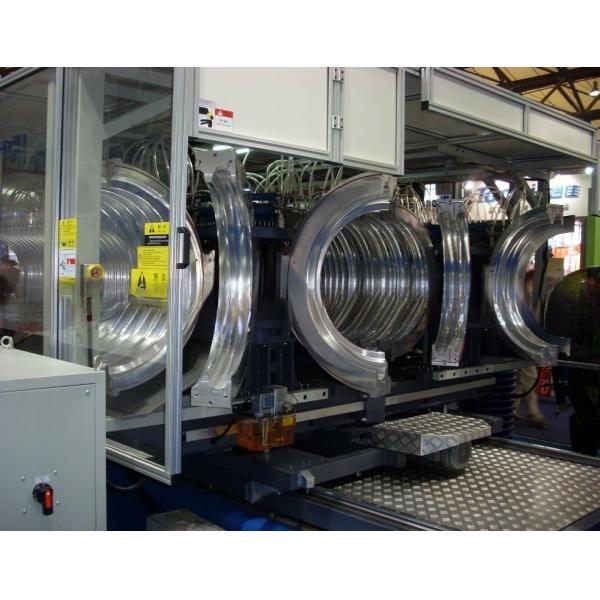 Customizable HDPE Double Wall Corrugated Pipe Extrusion Machine For Different