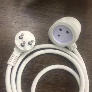 China EU plug Power Extension cord charging extension Cable fan electrical power strip plus long line on sale