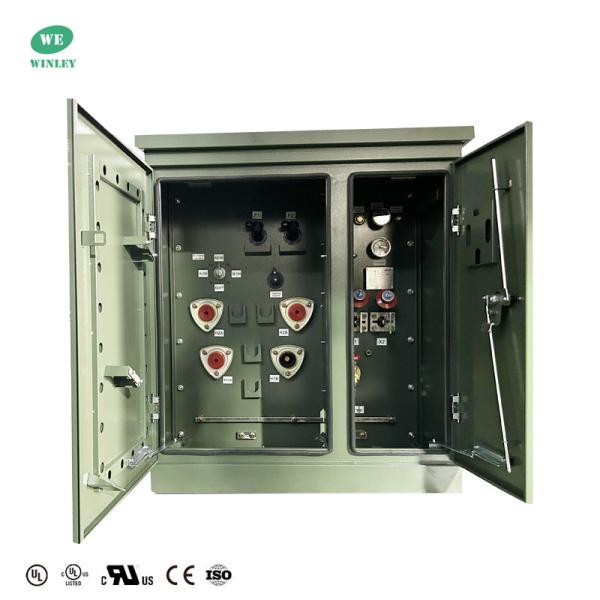 Quality 15kva Single Phase Pad Mounted Transformer 200Hz 2400V Loop Feed CSA ANSI IEEE Standard Liquid Filled Distribution Transformer for sale