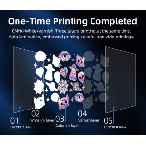 60cm UV DTF Printer Machine Pet Film Transfer Printing Machine For Bottle