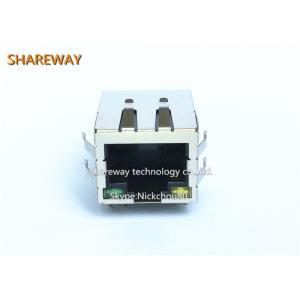 2250013-5 RJ45 Connector With Integrated Transformer For HUB,PC card, Switch,
