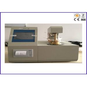 ASTM D56 Fire Testing Equipment , Tag Closed Cup Auto Flash Point Analyser
