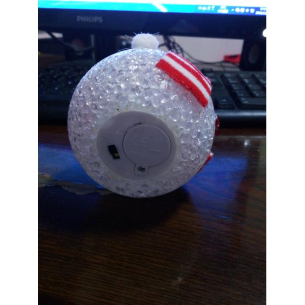 Multi Color EVA LED Flashing Snowman Toy For Christmas Indoor Outdoor Decoration