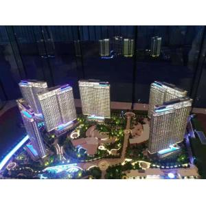 Residential Acrylic Architecture Model , Miniature Scale Figures 1/150 Scale