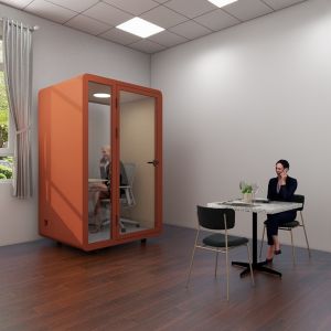A Work Pod And Office Pod By The Sleeping Pod Next To The Acoustic Soudproof