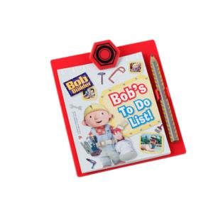 Plastic support board with clip on the back and a pencil Personalised Notepad