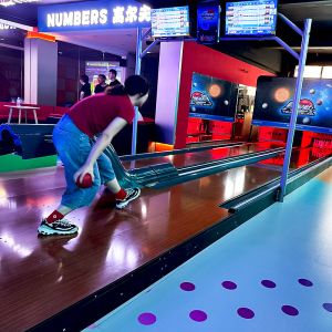 Professional Rubber and Wooden Bowling Ball Machine for Indoor Entertainment