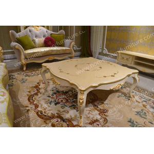 Oval shape neoclassical wood tree trunk cocktail table FC-101C