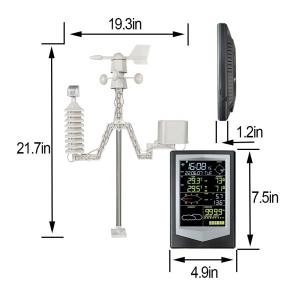 1.8KG Wireless WIFI Weather Station With Color Display Temperature And Humidity