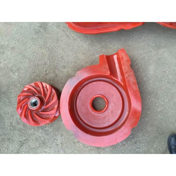 PU Slurry Pump Parts Polyurethane Liners and Impellers for Slurry Pump Heavy Duty