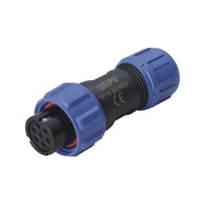 Wholesale WEiPU SP13 Plastic M13 Waterproof Circular Power Plug Socket Wire Joint Connector 2 3 4 5 7 9Pin for Solar Audio Visual System from china suppliers