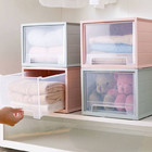 Rectangle 6l Capacity Pink Plastic Drawer Organizer Odm