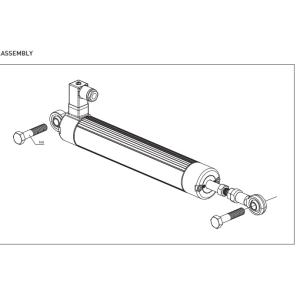 LPC50 - LPC800 Linear Potentiometer Long Stroke Series LPC500D5KCH2 for machine