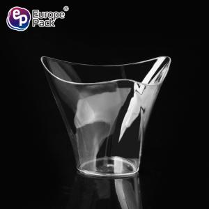 Europe pack 100ml clear ice cream container plastic pudding cup