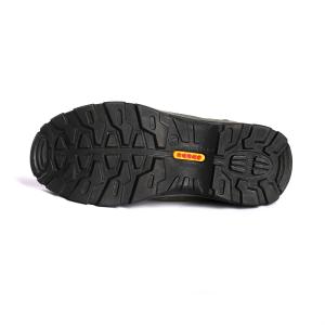 Unisex PU Injection Safety Shoe Steel Toe Cap Slip Abrasion Resistance