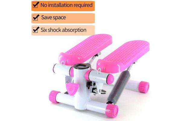 Quality Home Use LED Display Step Machine Workout Foot Pedal Exercise Training With Handle for sale