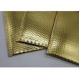 Gold Gloss Surface Metallic Bubble Mailers 6*9 Padded Bubble Bags 2 Sealing