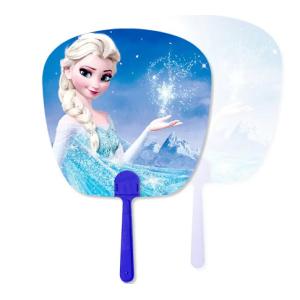 Custom Plastic 3D Lenticular Picture Printing PET Flip Advertising Fan PP Fan