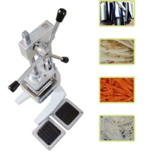 Manual vegetable strip cutting machine
