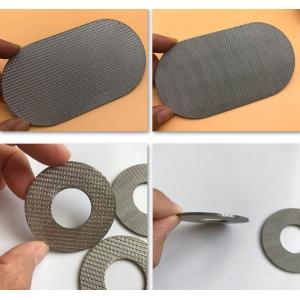 Metal Porous 50um 100um 150um Multilayer Coffee Sintered Filter Disc