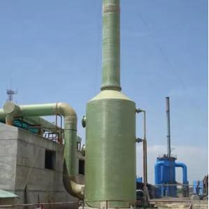 So2 Scrubbers Wet Dry Scrubber Ammonia Absorption Frp Spray Tower For Waste Gas