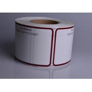 Print custom self adhesive paper printable shipping tracking labels