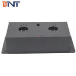 Built in table flush mount power and data desk mounted socket box
