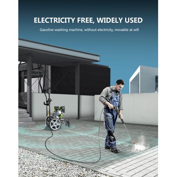 Gasoline 0.5MPa 211cc High Pressure Car Wash Machine,211cc, 4 strokes, gasoline powered induction motor
