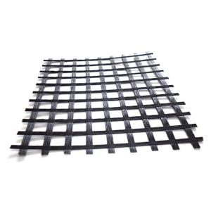 30 - 200 KN 4 X 100M Fiberglass Geogrid For Road Reinforcement Soil Stabilizatio
