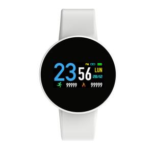 TPU Circle Monitor IP68 Waterproof Swimming Smart Watch 90mAh 0.96 Inches