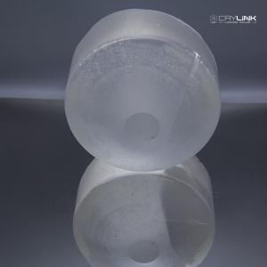 CaF2 Calcium Fluoride Crystals Optical Cubic Transparent In Wide Spetrum Band