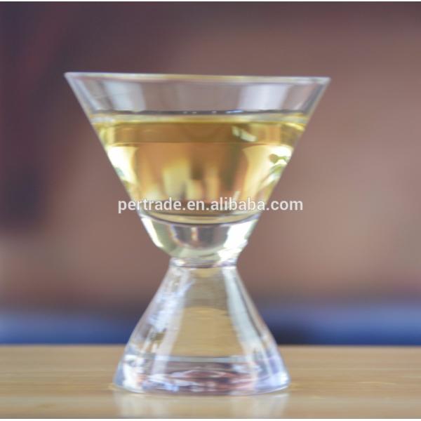 80ml Heavy Duty Cone Stem Vintage Crystal Martini Glasses