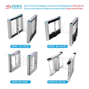 Smart Building Swing Gate Turnstile Energy Efficient and BACnet Integration for